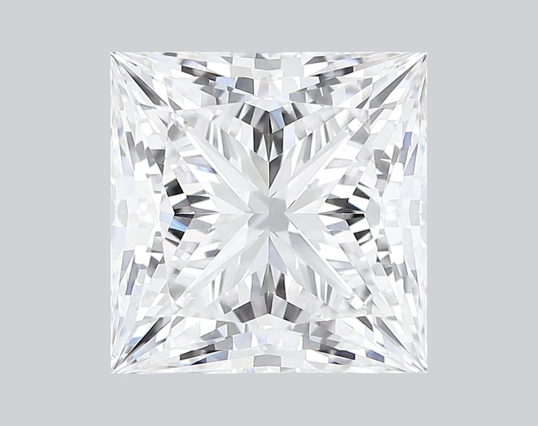 1.00 Carat Princess Lab Diamond - IGI Certified, VVS2 Clarity, E Color Minimum | Loose Stone